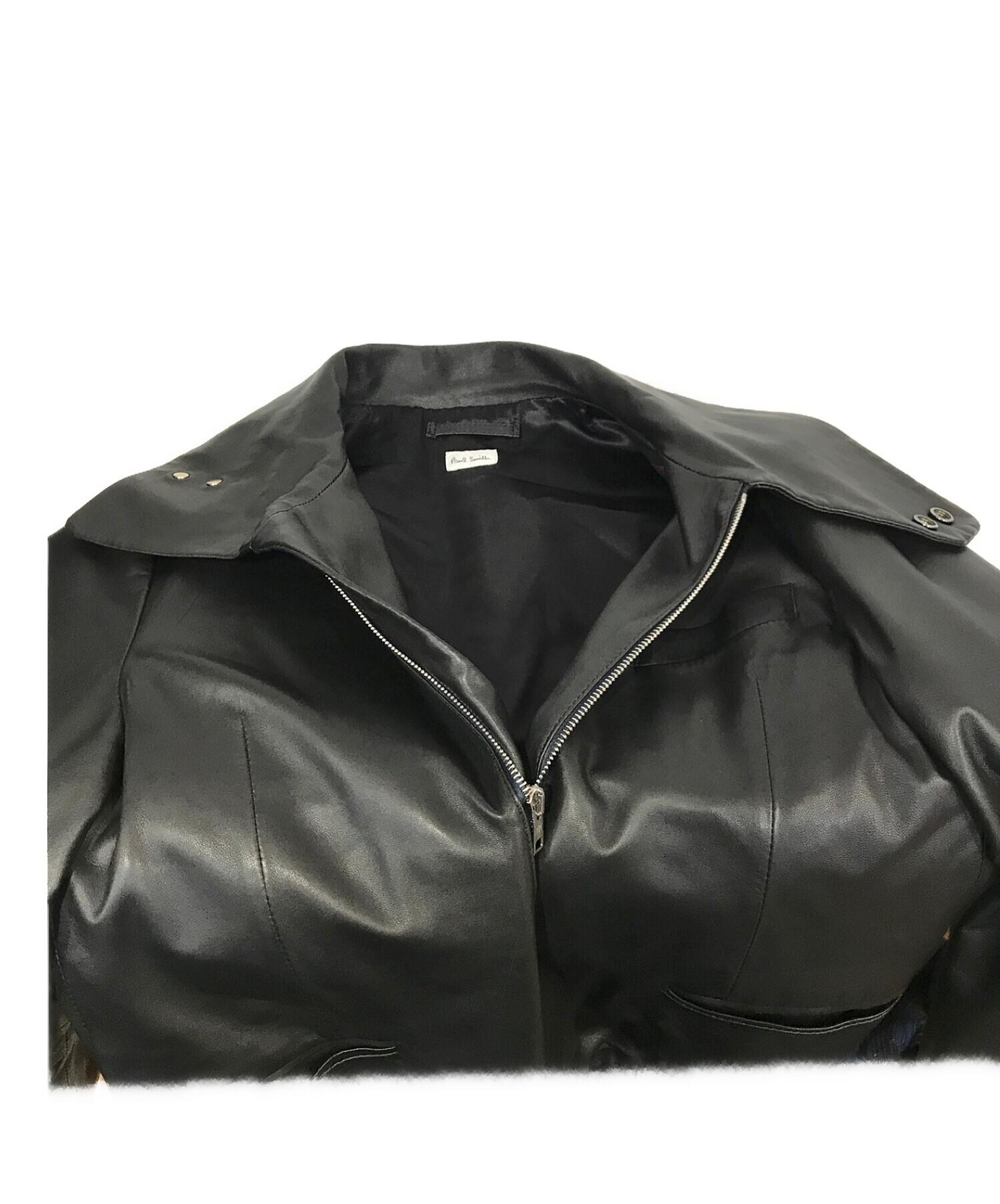Paul Smith 黒 レザージャケット M Paul Smith ポールスミス レザー