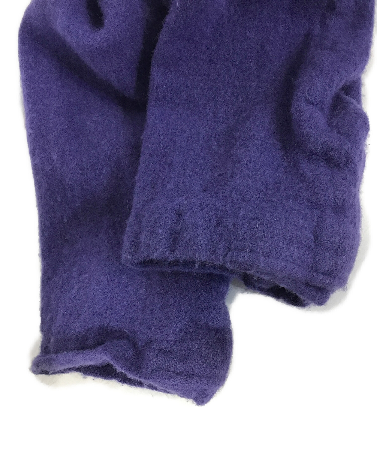 コムデギャルソン オム プリュス 縮絨パンツ AD2022 パープル 中古・古着通販】COMME des GARCONS HOMME PLUS (コムデギャルソンオム