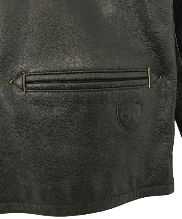 中古・古着通販】COLLARS (カラーズ) ノーカラーゴートレザー