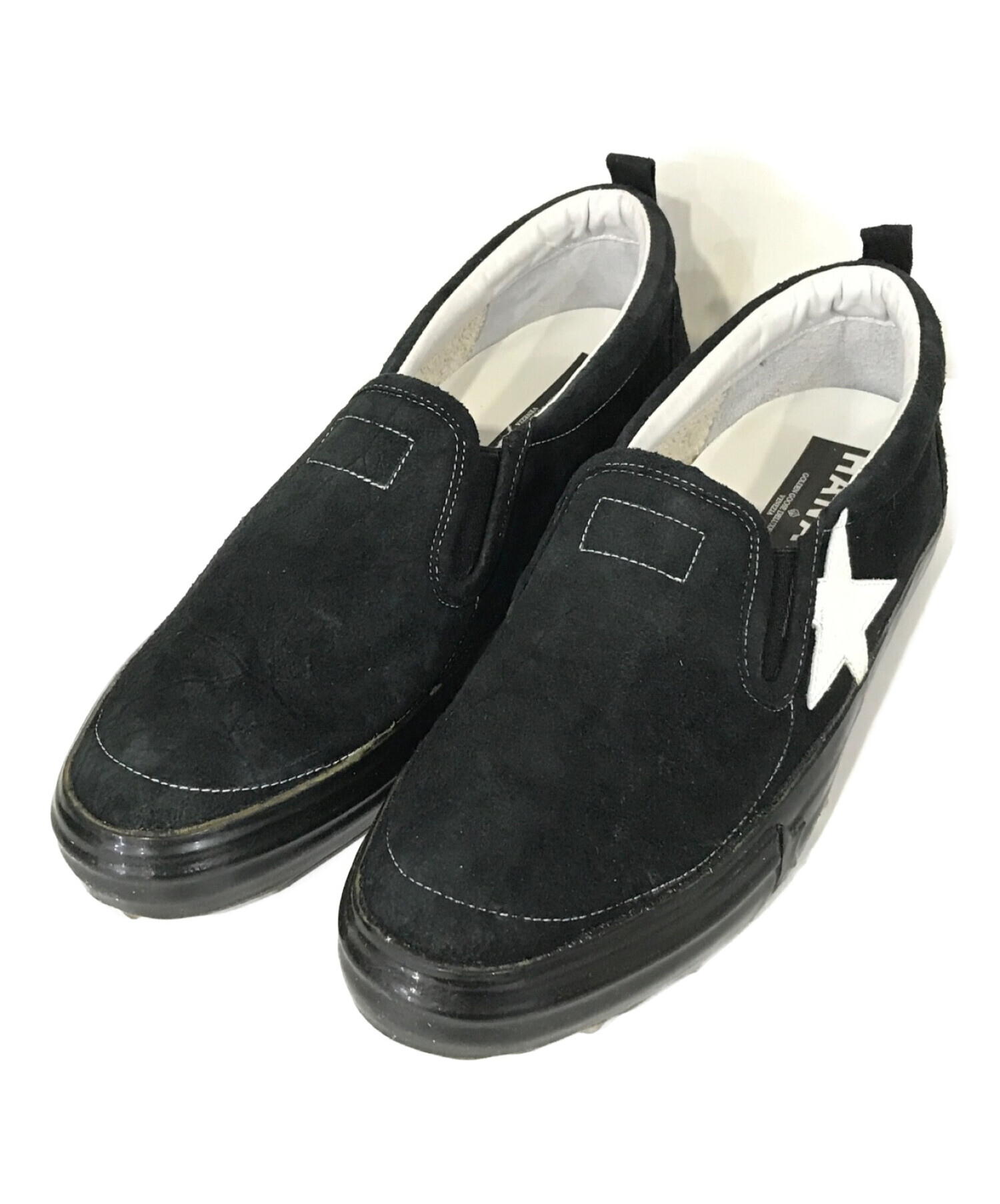 GOLDEN  ゴールデングース スリッポン Deuxieme 中古・古着通販】GOLDEN GOOSE (ゴールデングース) スリッポン HANAMI