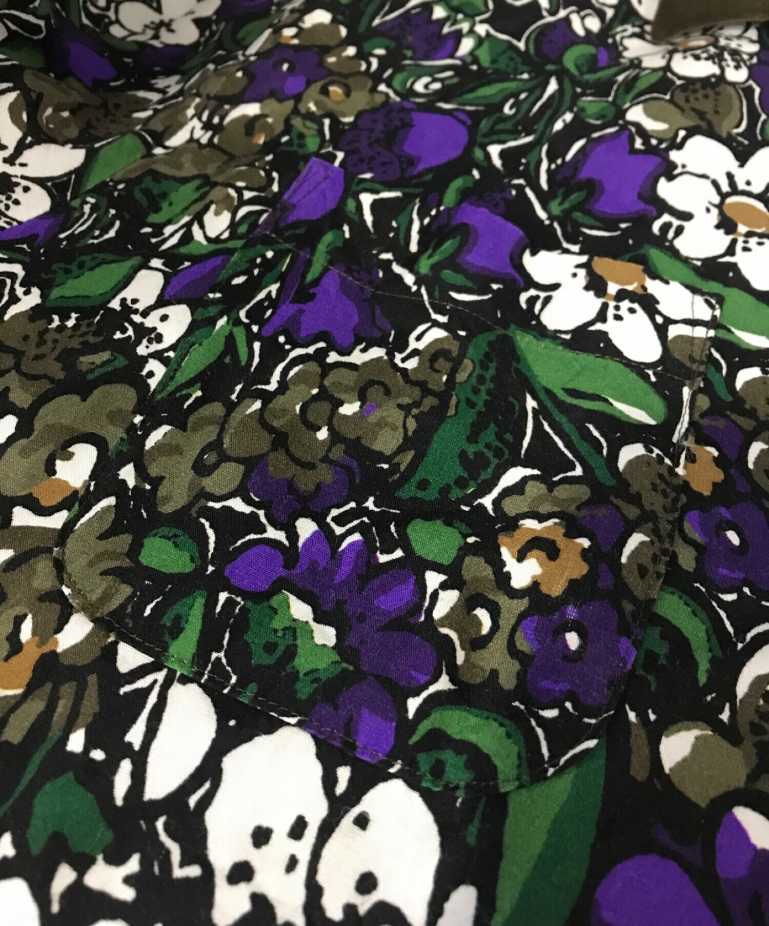 中古・古着通販】sacai (サカイ) Floral Print Shirt パープル