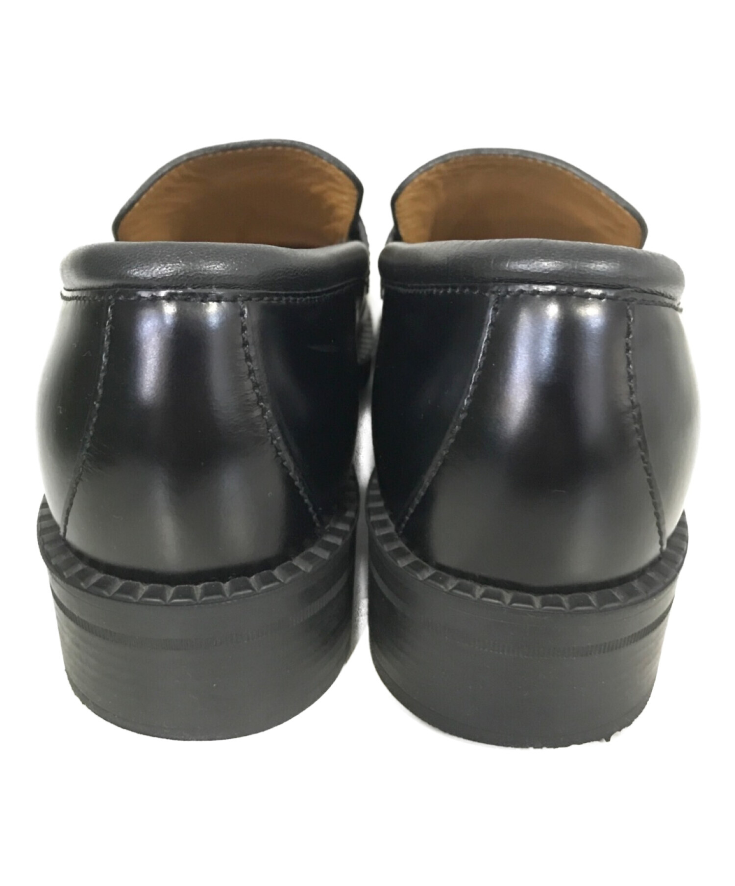 中古・古着通販】GUCCI (グッチ) LOAFERS インターロッキング G レザー 