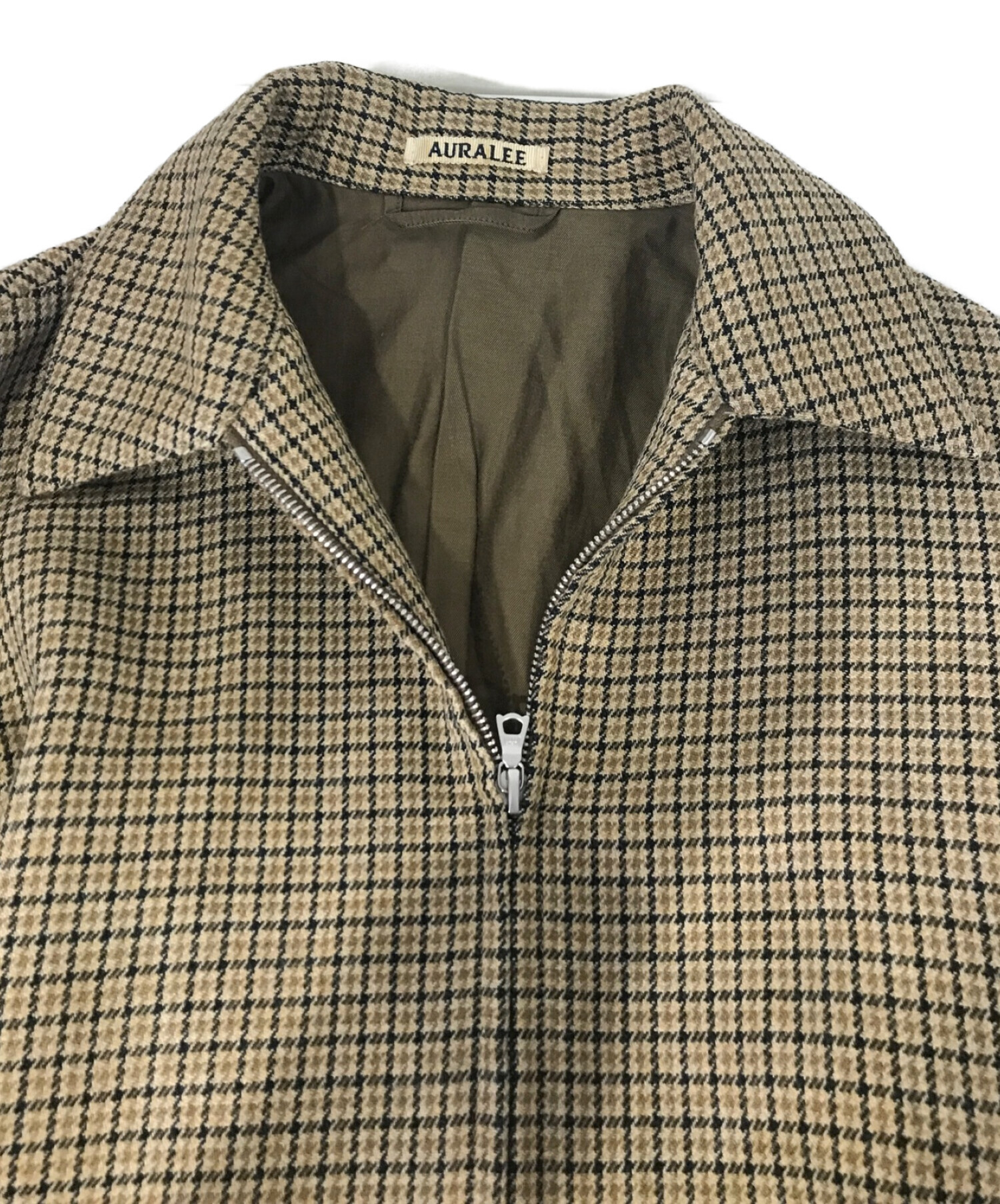 17AW AURALEE オーラリー ガンクラブチェックブルゾン 1 17AW AURALEE オーラリー ガンクラブチェックブルゾン 1