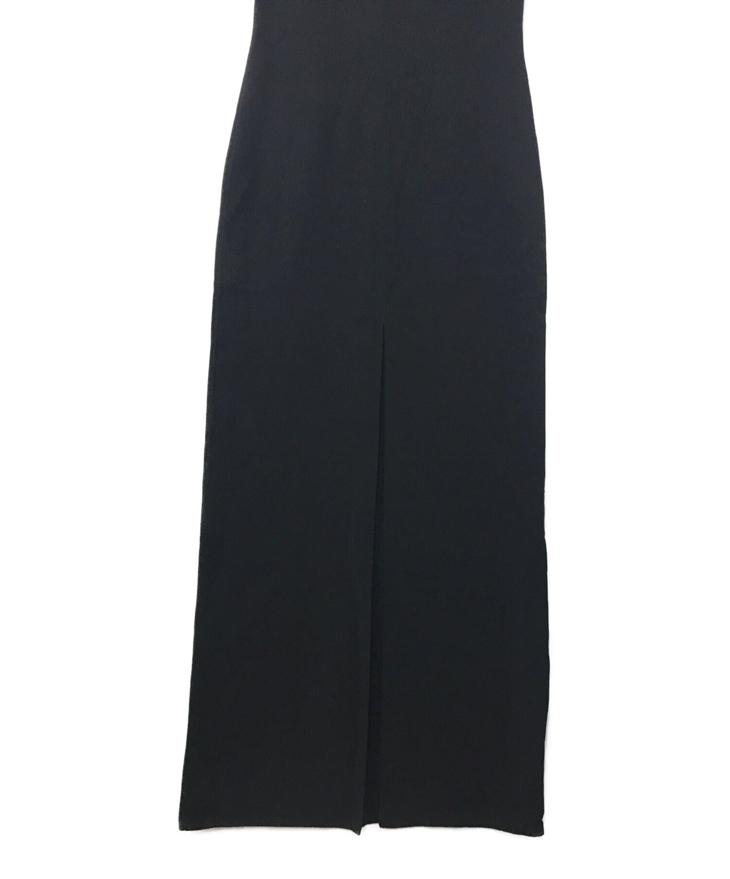 中古・古着通販】CELINE (セリーヌ) ノースリーブワンピース ブラック