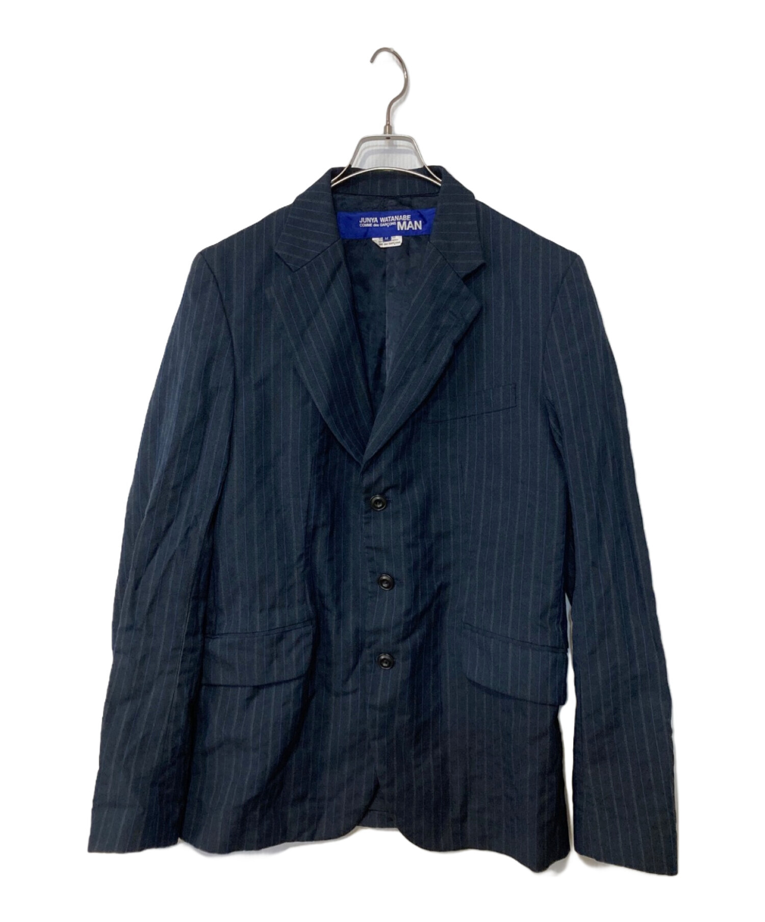 JUNYA WATANABE MAN テーラードジャケット M 紺 【古着】【中古】