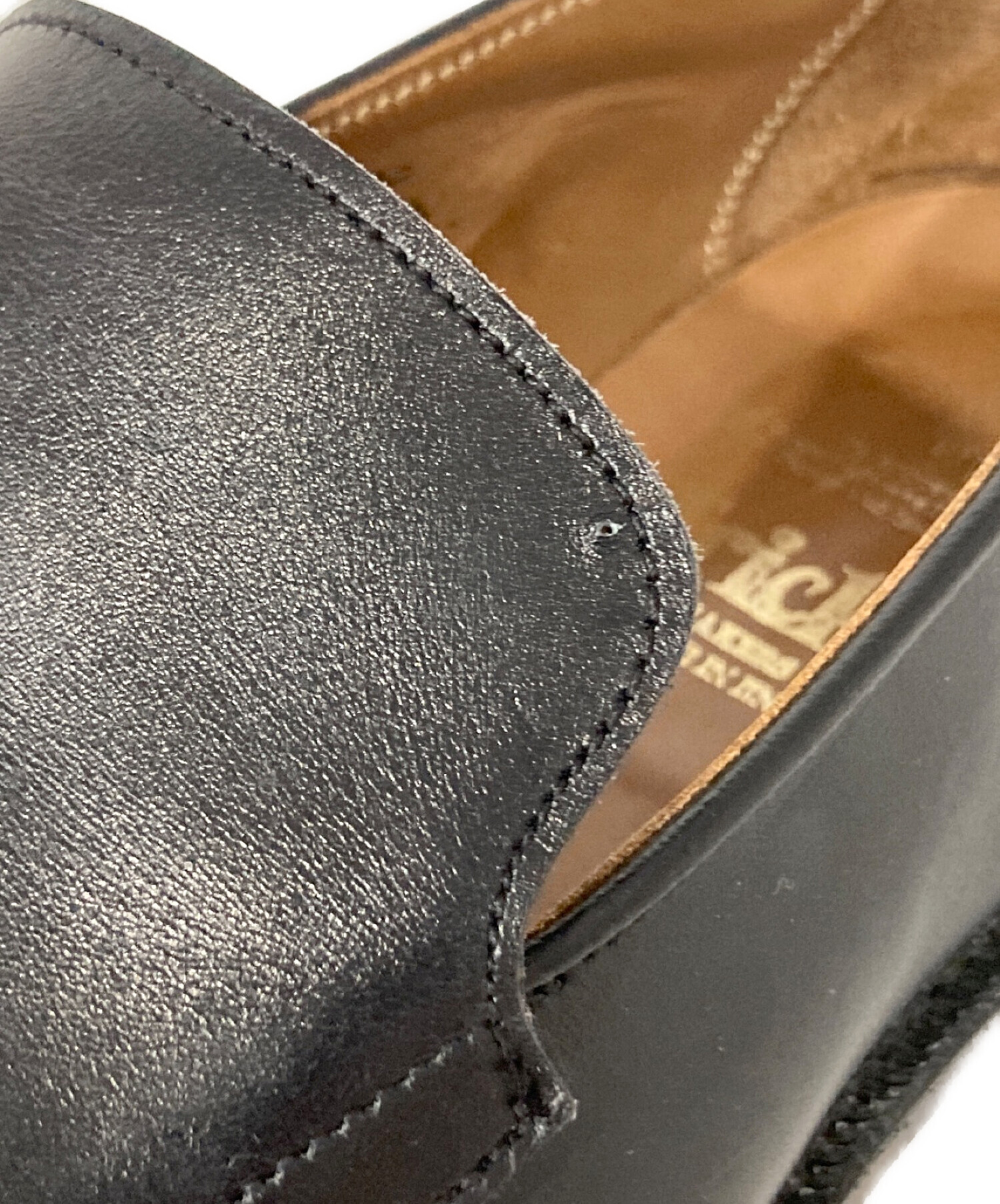 中古・古着通販】Tricker's (トリッカーズ) ヴァンプシューズ レザー