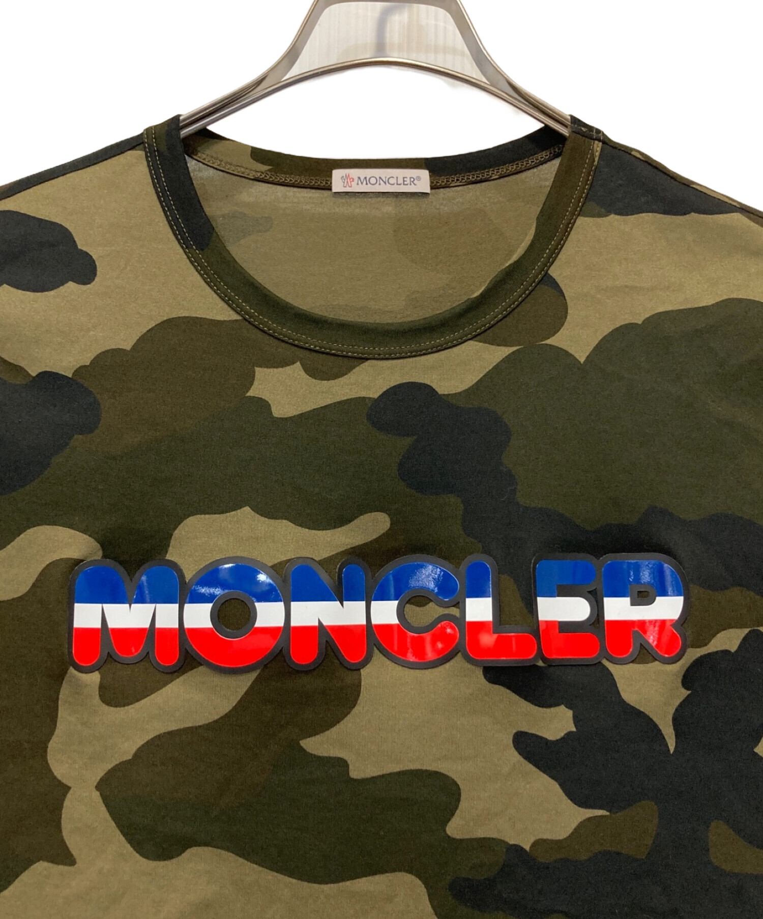 MONCLER ミリタリー　迷彩柄シャツ　size 2 中古・古着通販】MONCLER (モンクレール) MAGLIA T-SHIRT オリーブ