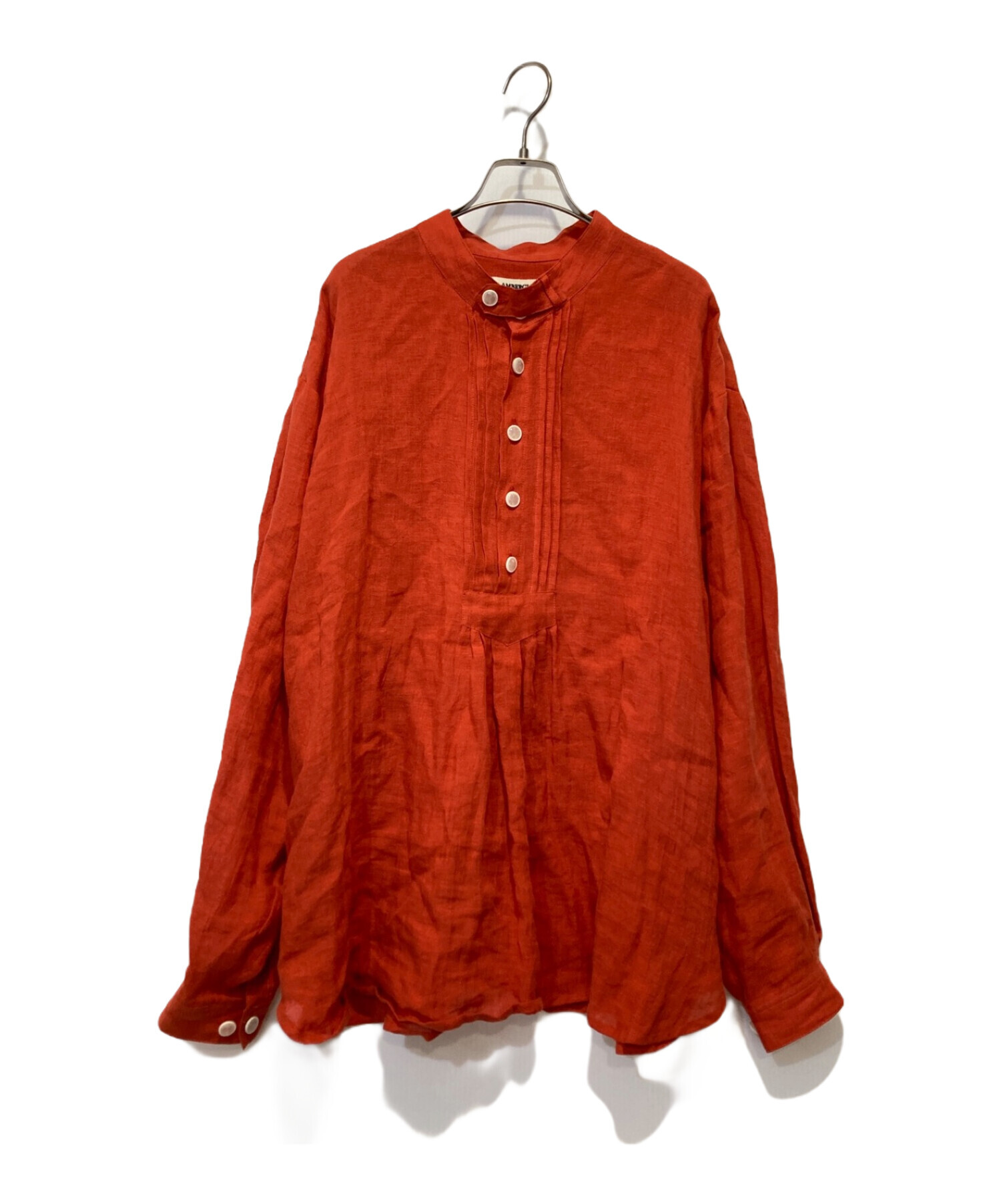中古・古着通販】AMBERGLEAM (アンバーグリーム) TYROLEAN LINEN SHIRT 