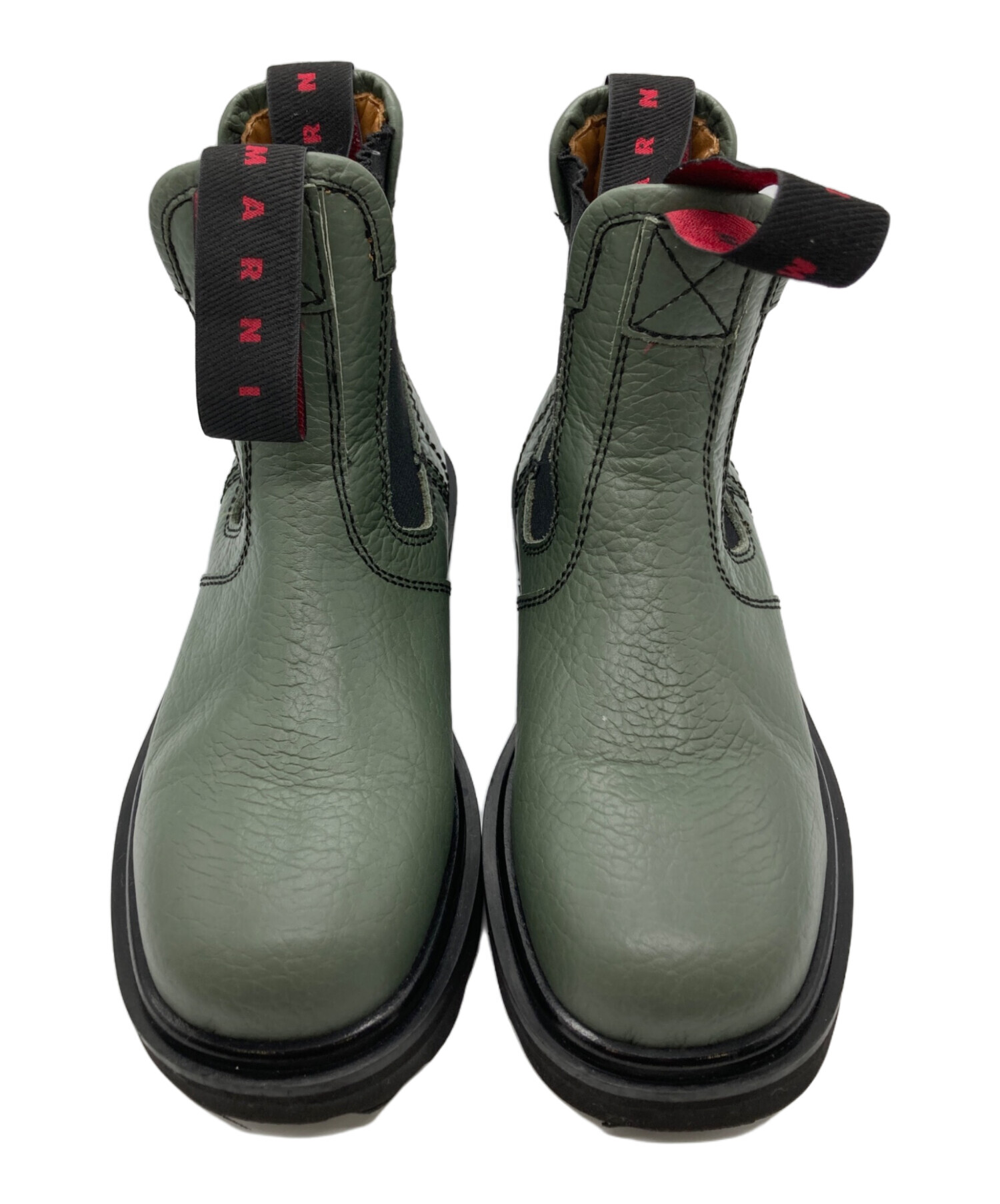 中古・古着通販】MARNI (マルニ) high top chelsea boots 中古・古着通販】MARNI (マルニ) high top chelsea boots
