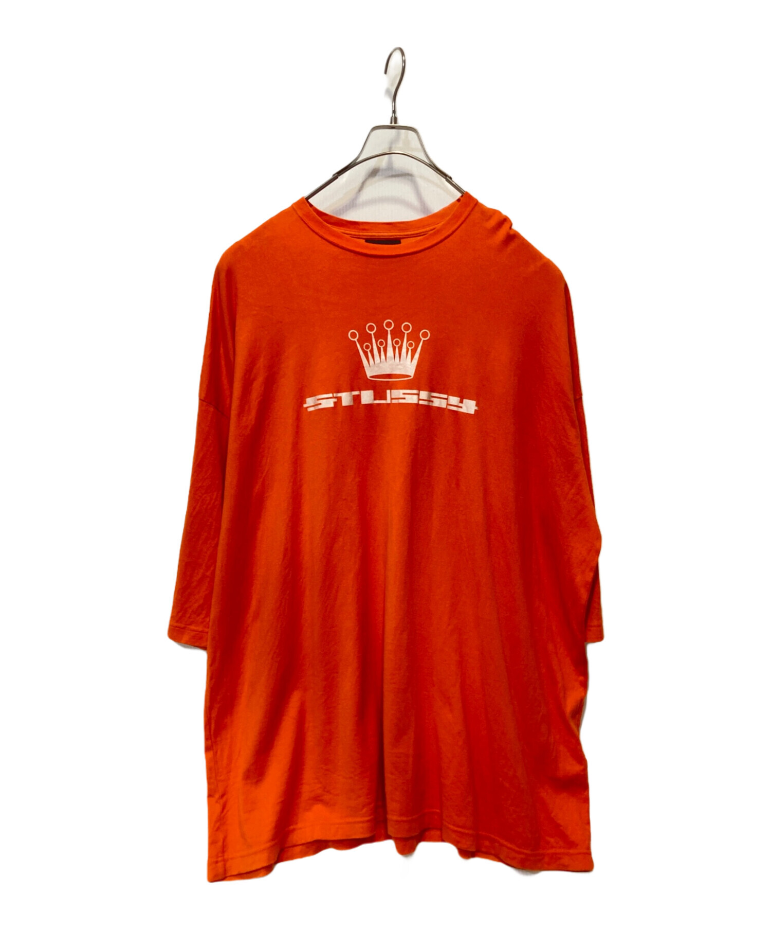 中古・古着通販】stussy (ステューシー) Tシャツ オレンジ サイズ:M