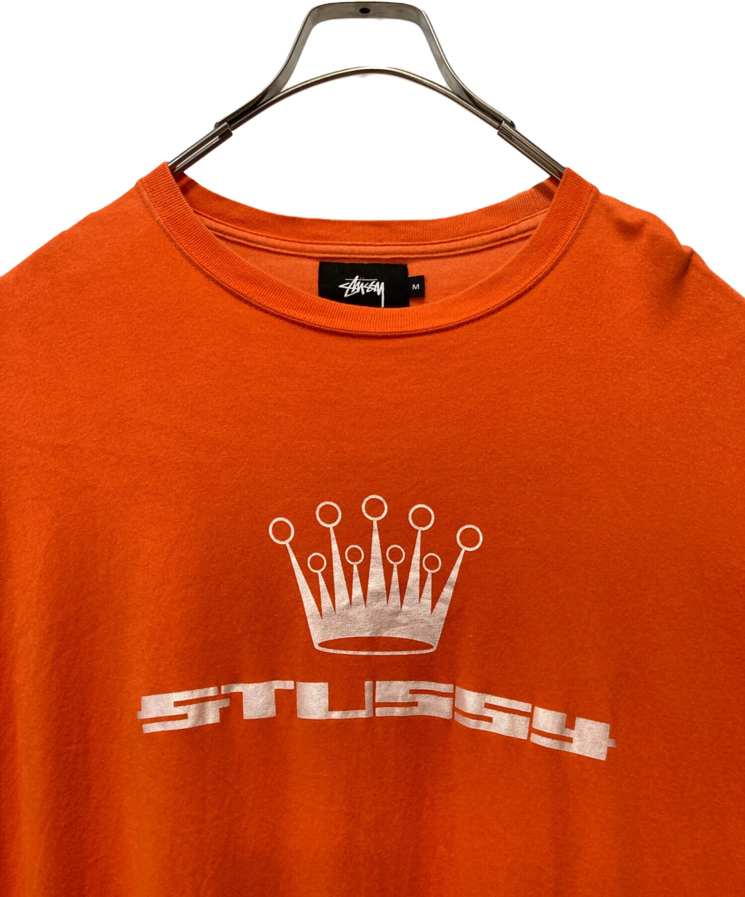 中古・古着通販】stussy (ステューシー) Tシャツ オレンジ サイズ:M