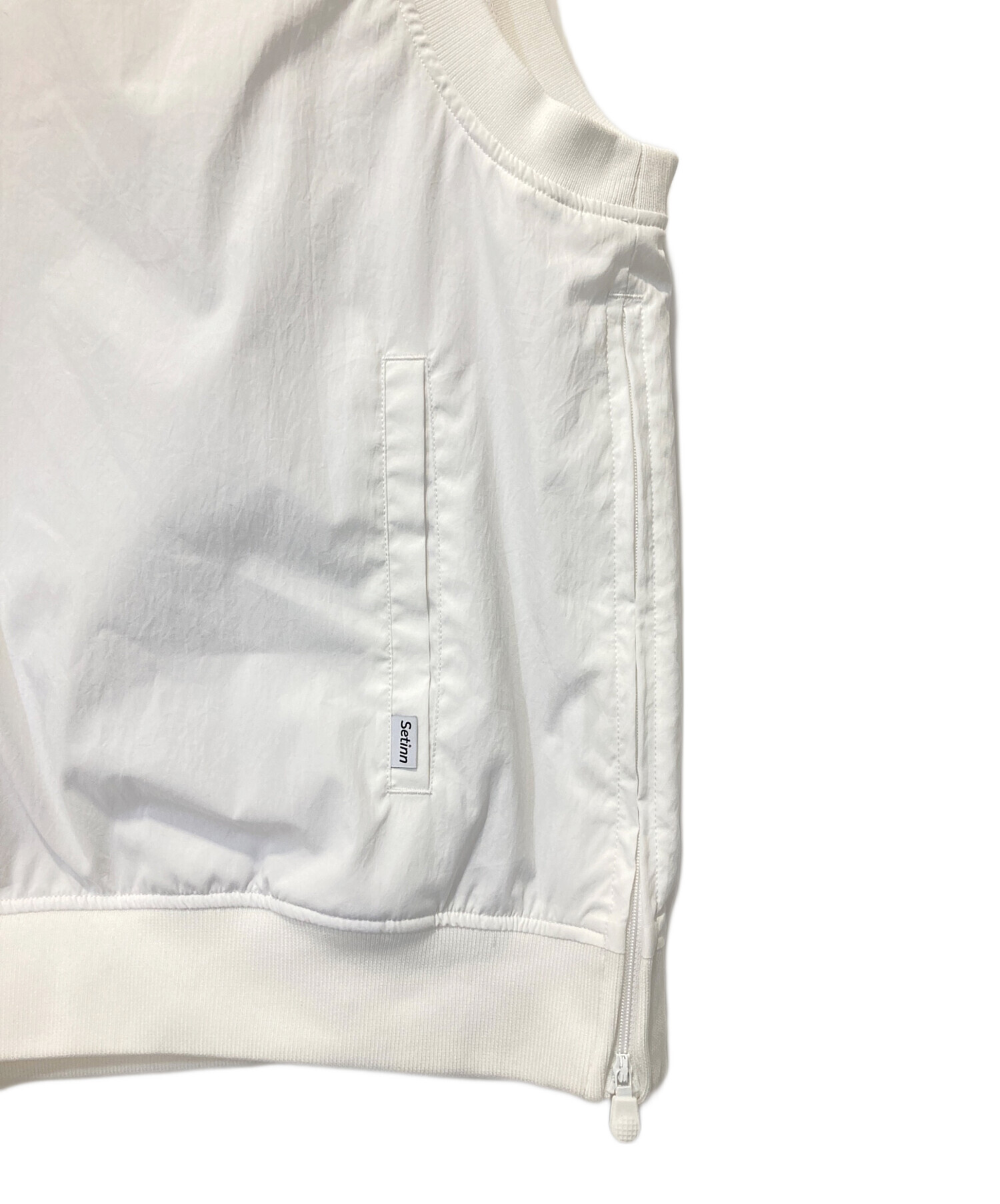 中古・古着通販】SETINN (セットイン) Trainer Vest ホワイト サイズ:L 