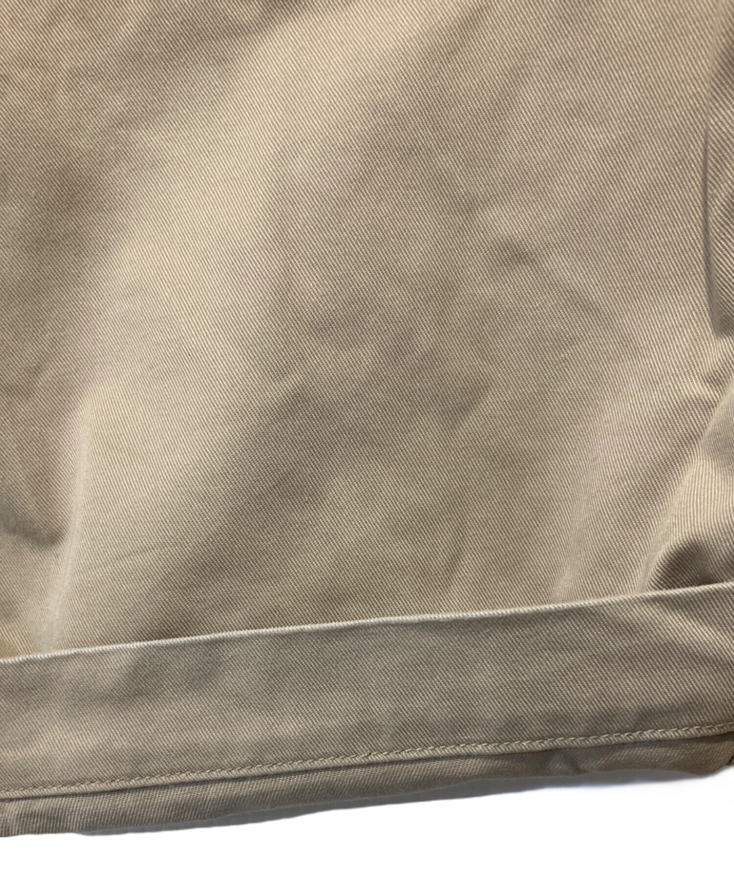 ciota 2タックチノパンツ ベージュ サイズ4 CIOTA シオタ 2 Tuck Chino
