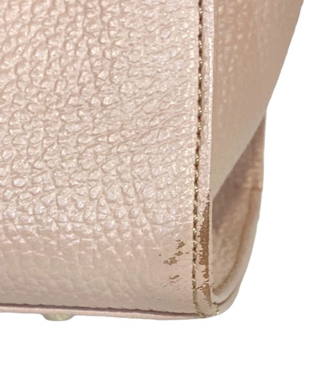 中古・古着通販】傳濱野 (デンハマノ) ミーティアハンドバッグ ピンク