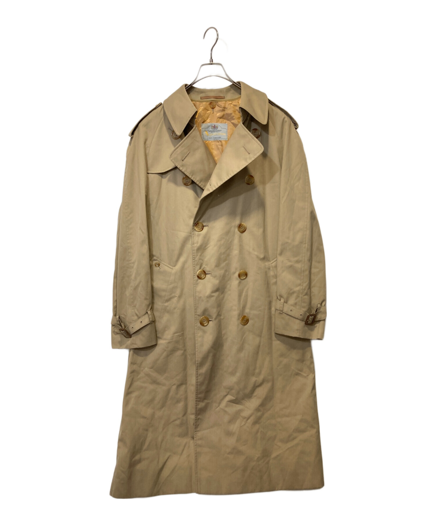 Aquascutum トレンチコート ベージュ　英国製　美品 1970's British Trench Coat by Aquascutum Beige - マメチコ Fashion