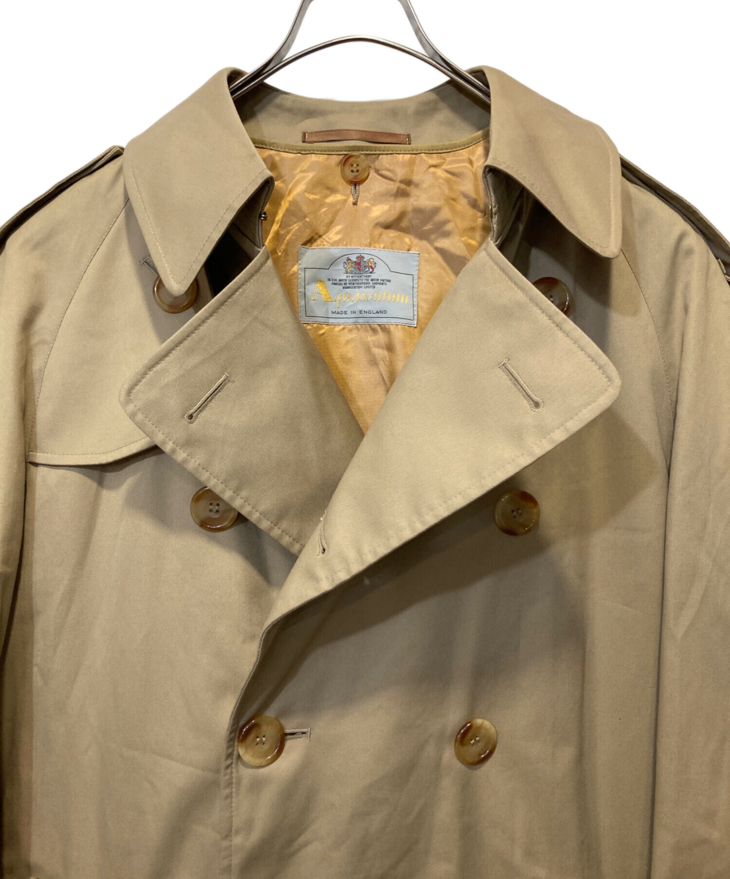 中古・古着通販】Aquascutum (アクアスキュータム) トレンチコート