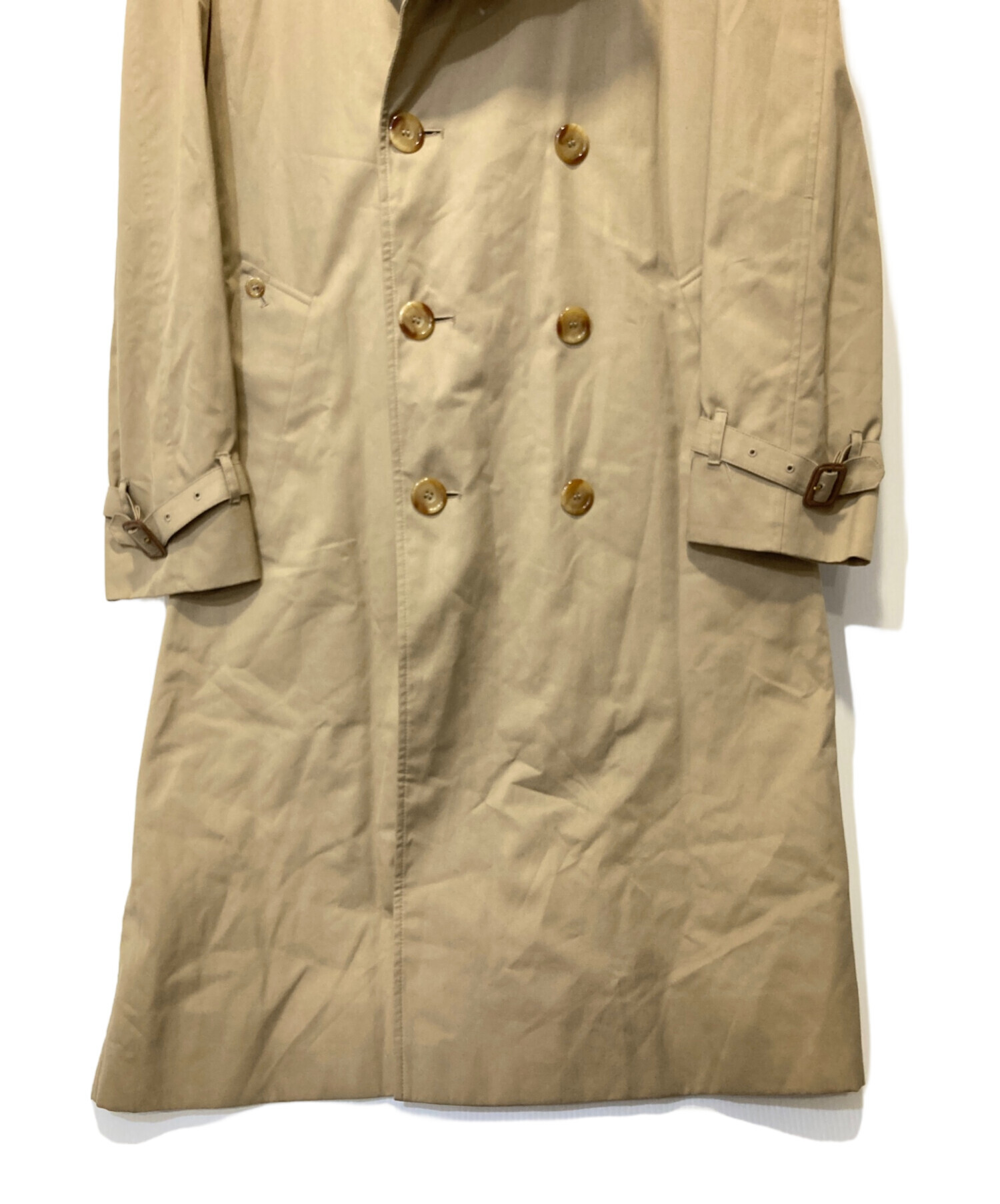 Aquascutum トレンチコート ベージュ　英国製　美品 中古・古着通販】Aquascutum (アクアスキュータム) トレンチコート