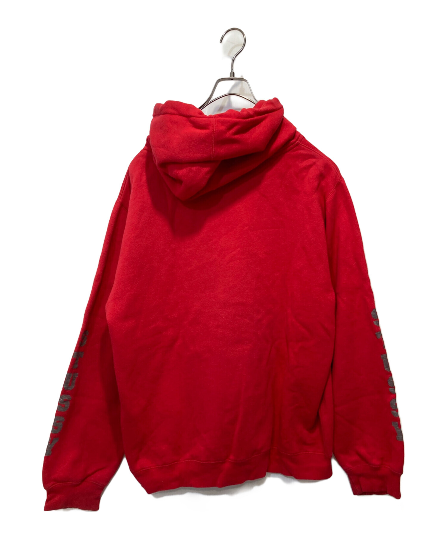 【値引き中‼️】Stüssy VIBRATIONS 赤パーカー ナイキ X ステューシー】Nike x Stussy Full Zip Hoodie Red (STUSSY