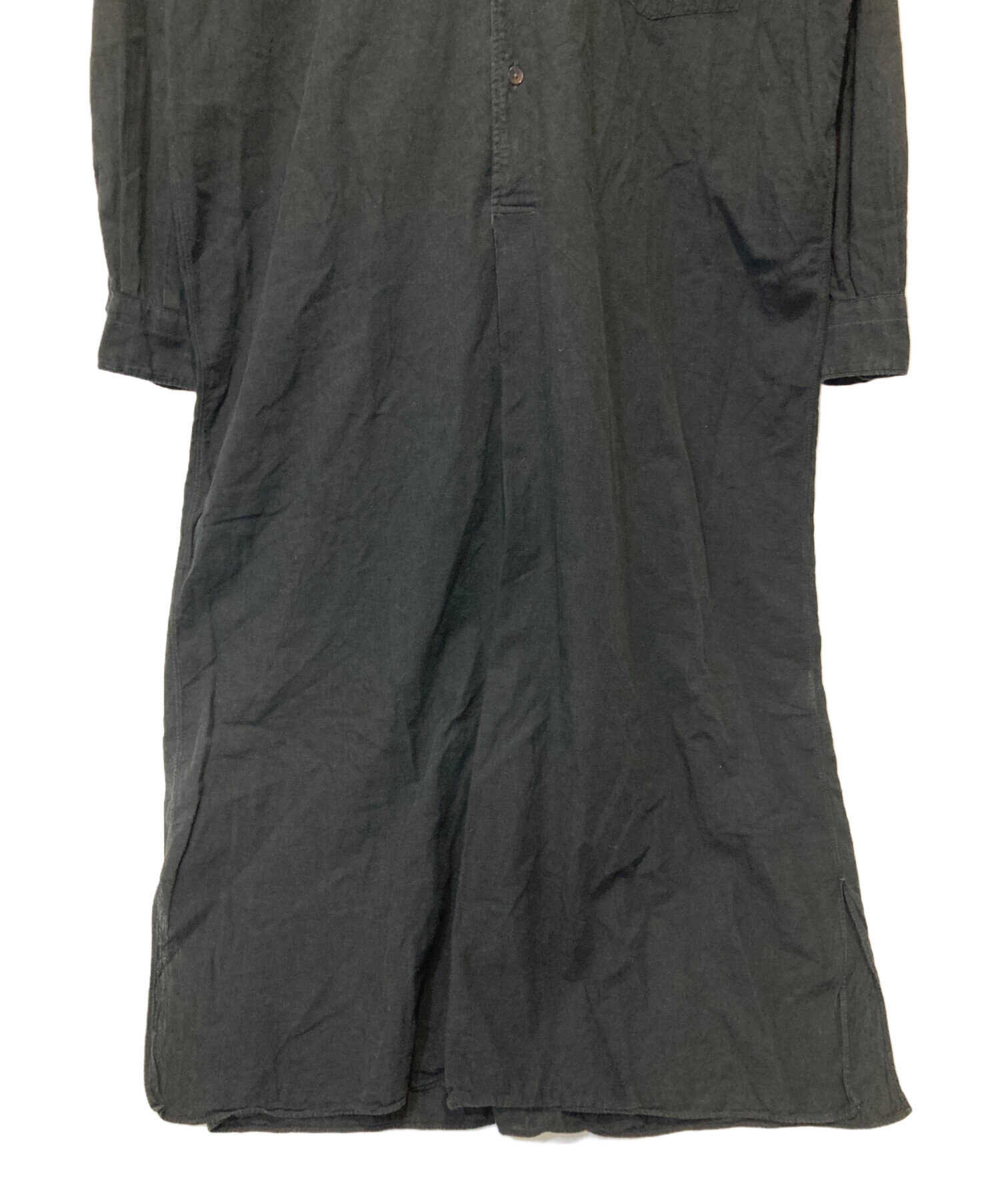 中古・古着通販】COMOLI (コモリ) バンドカラープルオーバーシャツ