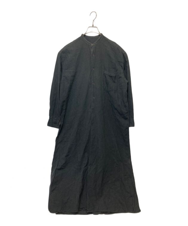 中古・古着通販】COMOLI (コモリ) バンドカラープルオーバーシャツ  