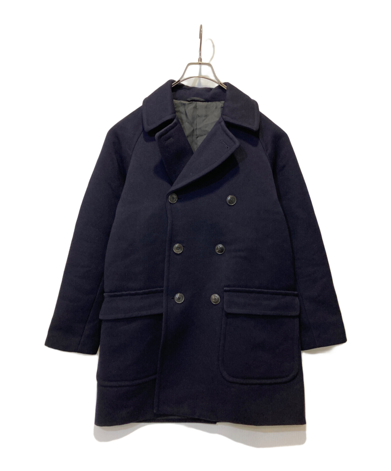 中古・古着通販】COMOLI (コモリ) CAVALIER MELTON COAT ネイビー