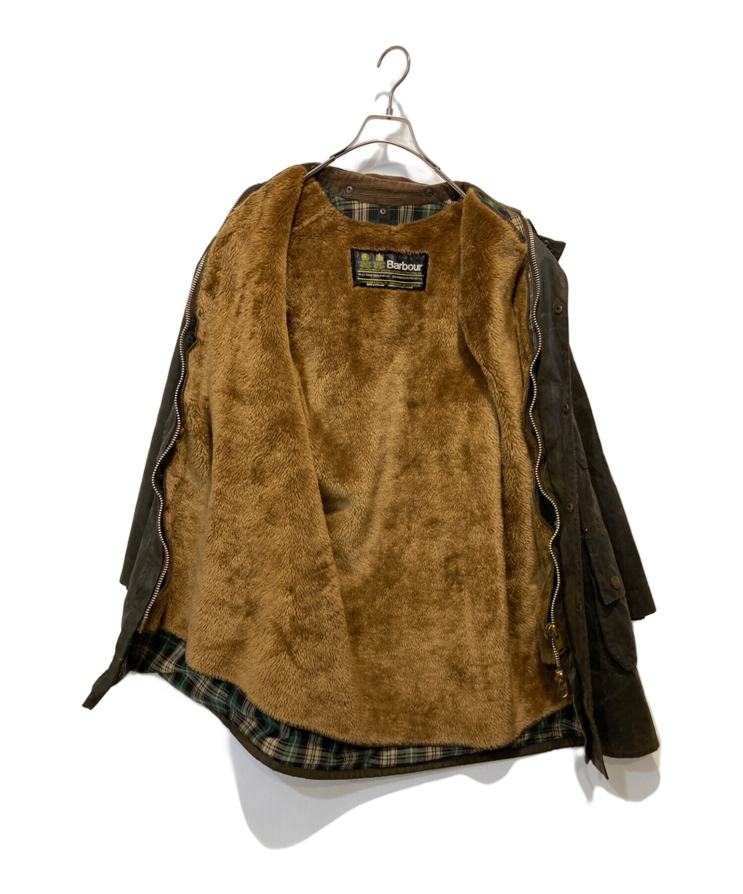 中古・古着通販】Barbour (バブアー) solway zipper オリーブ サイズ