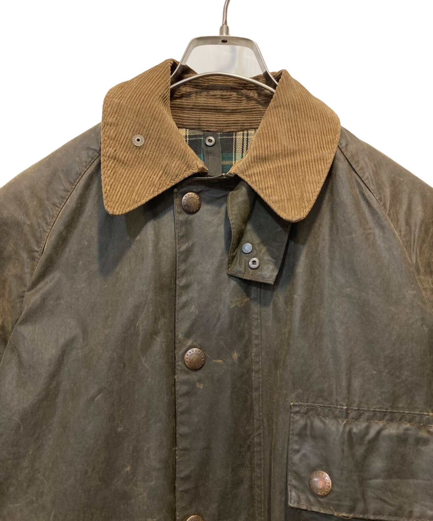 中古・古着通販】Barbour (バブアー) solway zipper オリーブ サイズ