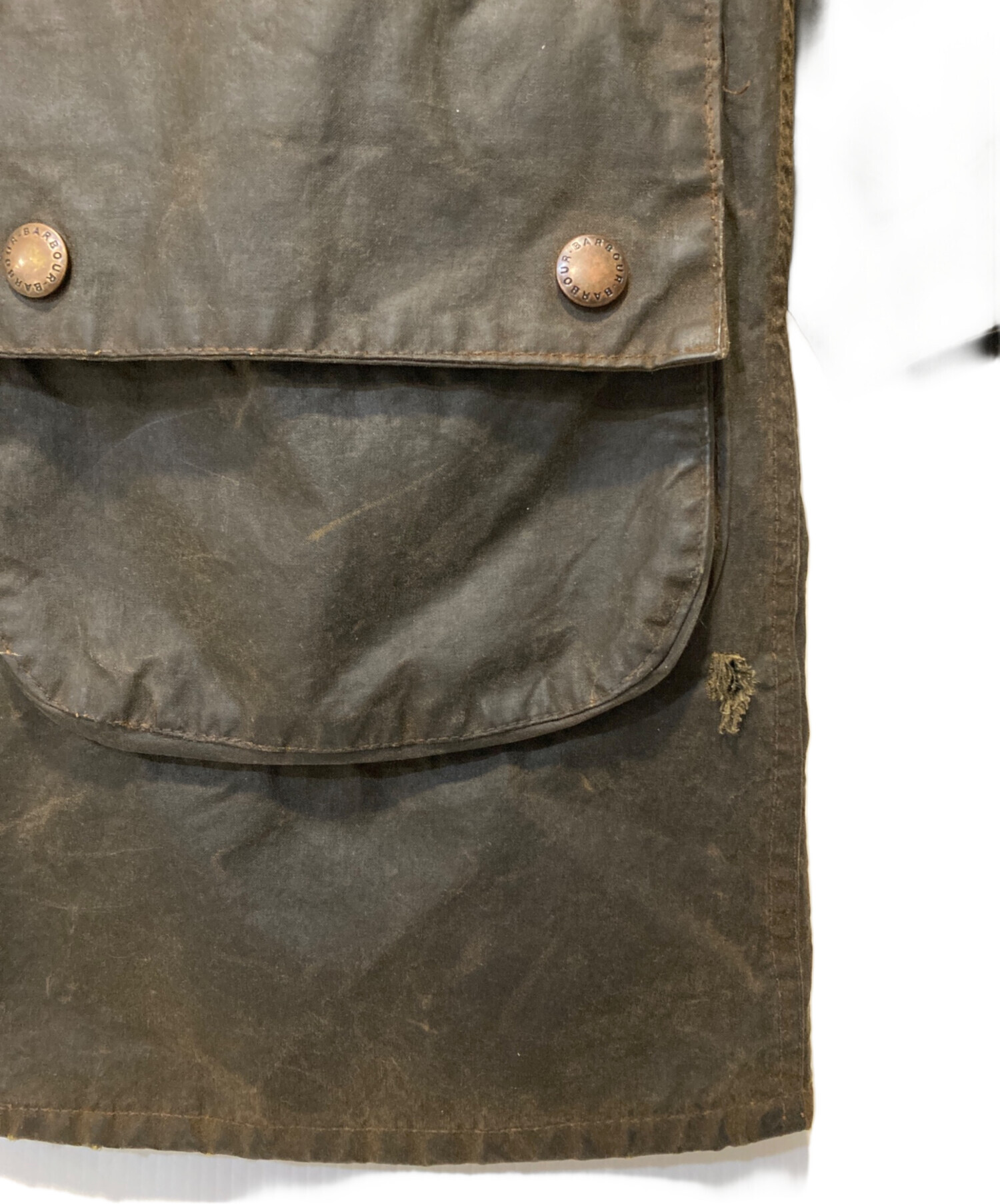 中古・古着通販】Barbour (バブアー) solway zipper オリーブ サイズ