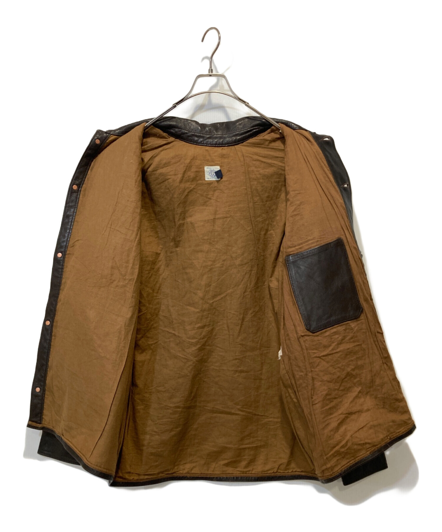 中古・古着通販】POST O'ALLS (ポストオーバーオールズ) レザー