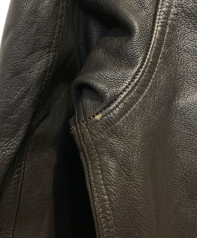 中古・古着通販】POST O'ALLS (ポストオーバーオールズ) レザー