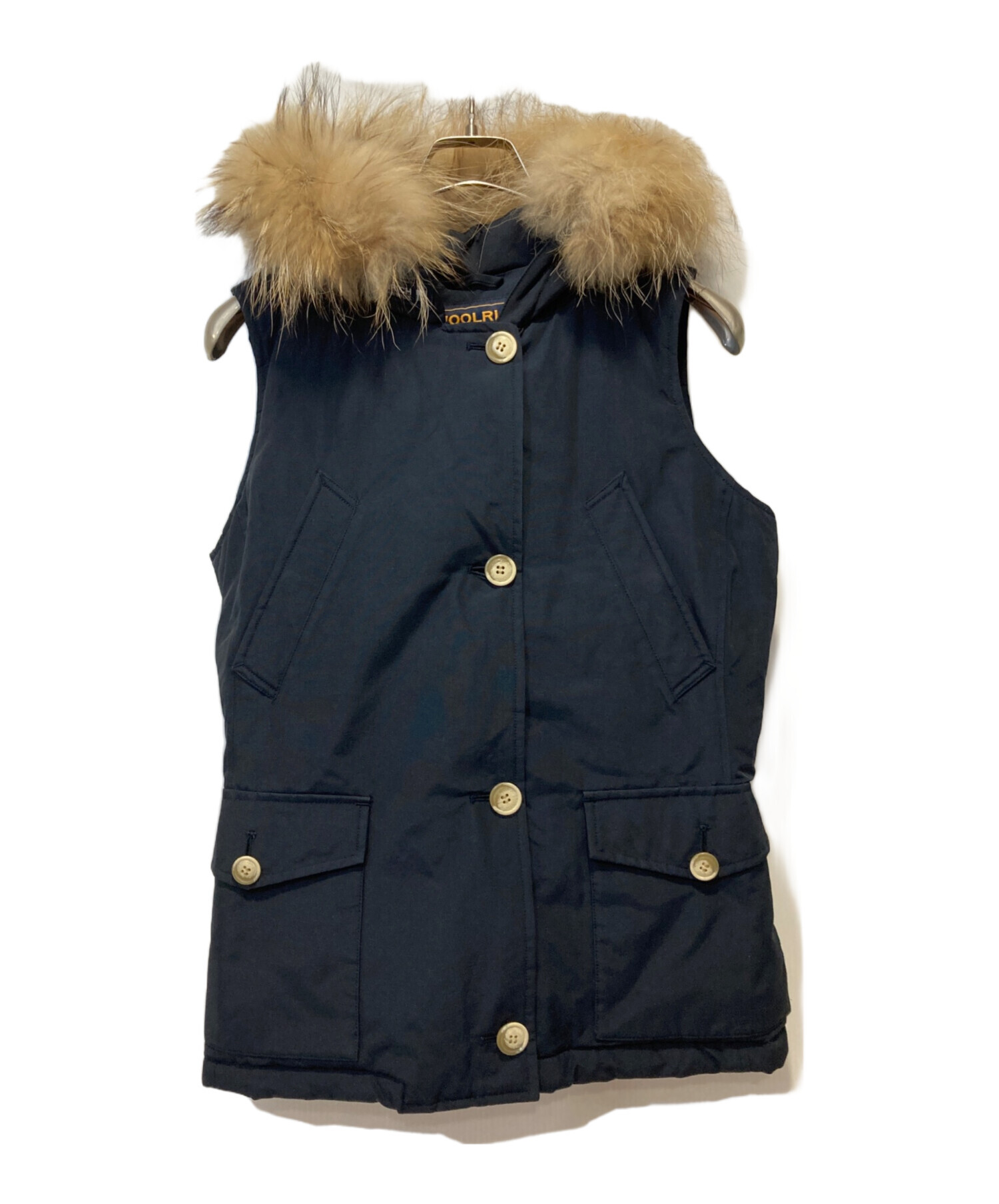 中古・古着通販】WOOLRICH (ウールリッチ) ダウンベスト ブラック 