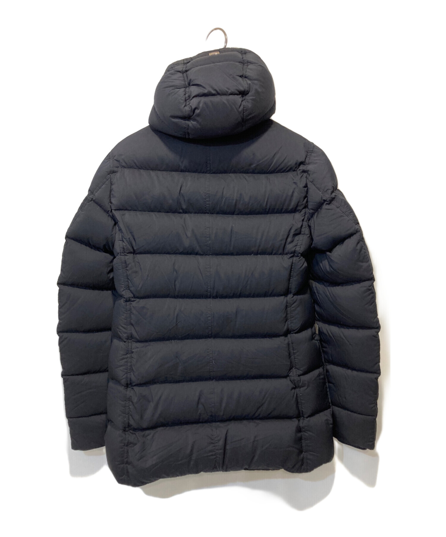 中古・古着通販】HERNO (ヘルノ) フーデッドダウンジャケット ネイビー