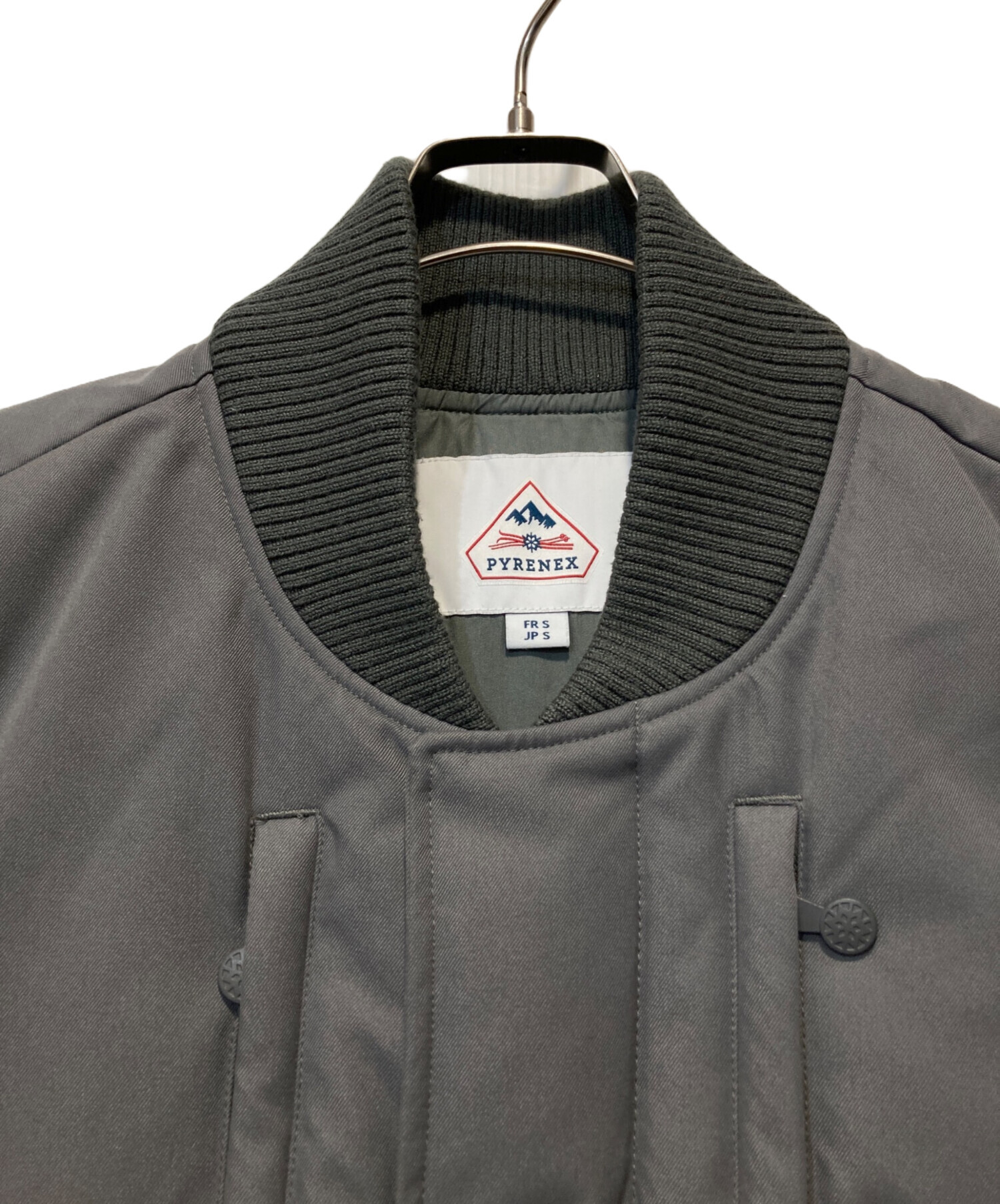 稀少　PYRENEX　ピレネックス　ウール　ダウンベスト　グレー 中古・古着通販】Pyrenex (ピレネックス) KLEMENS ダウンベスト グレー