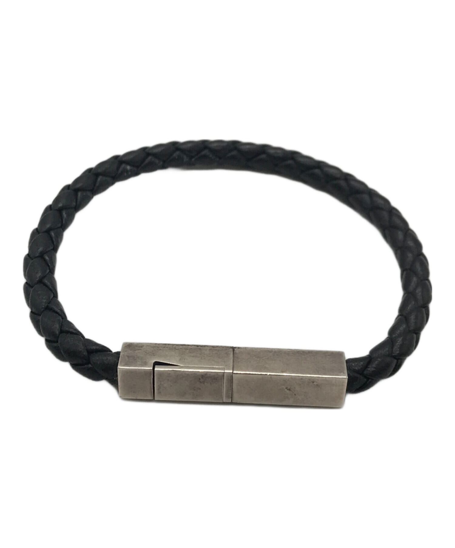 【新品未使用】Bottega Veneta ブラックブレスレット 中古・古着通販】BOTTEGA VENETA (ボッテガベネタ) ブレスレット