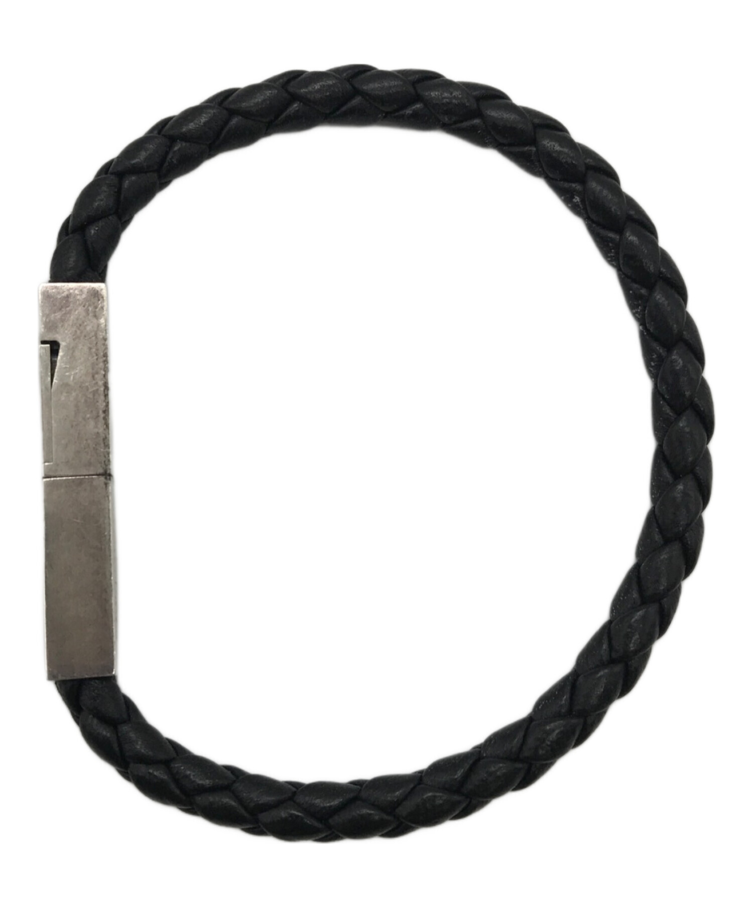 【新品未使用】Bottega Veneta ブラックブレスレット 中古・古着通販】BOTTEGA VENETA (ボッテガベネタ) ブレスレット