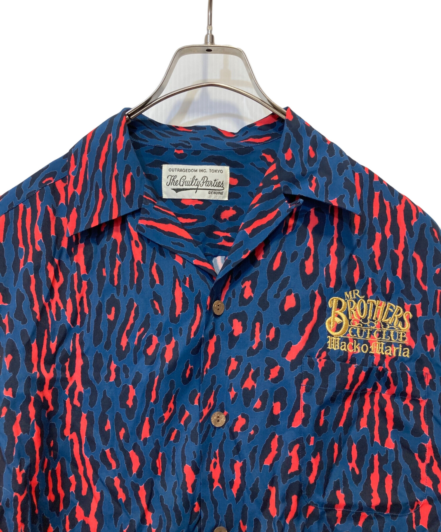 中古・古着通販】WACKO MARIA (ワコマリア) レオパードオープンカラー 