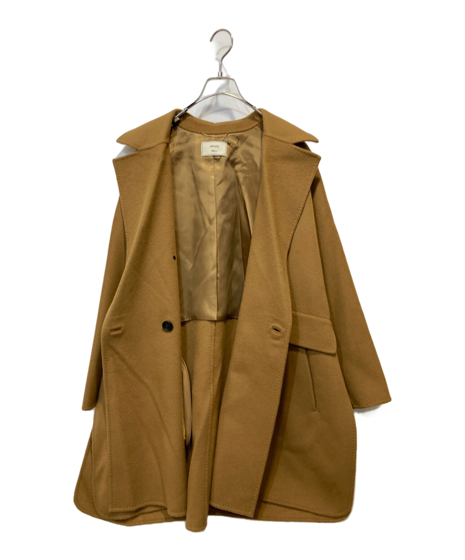 【美品】Ron Herman別注ebure（エブール）コート　ブラウン36 中古・古着通販】EBURE (エブール) Ron Herman (ロンハーマン) 別注