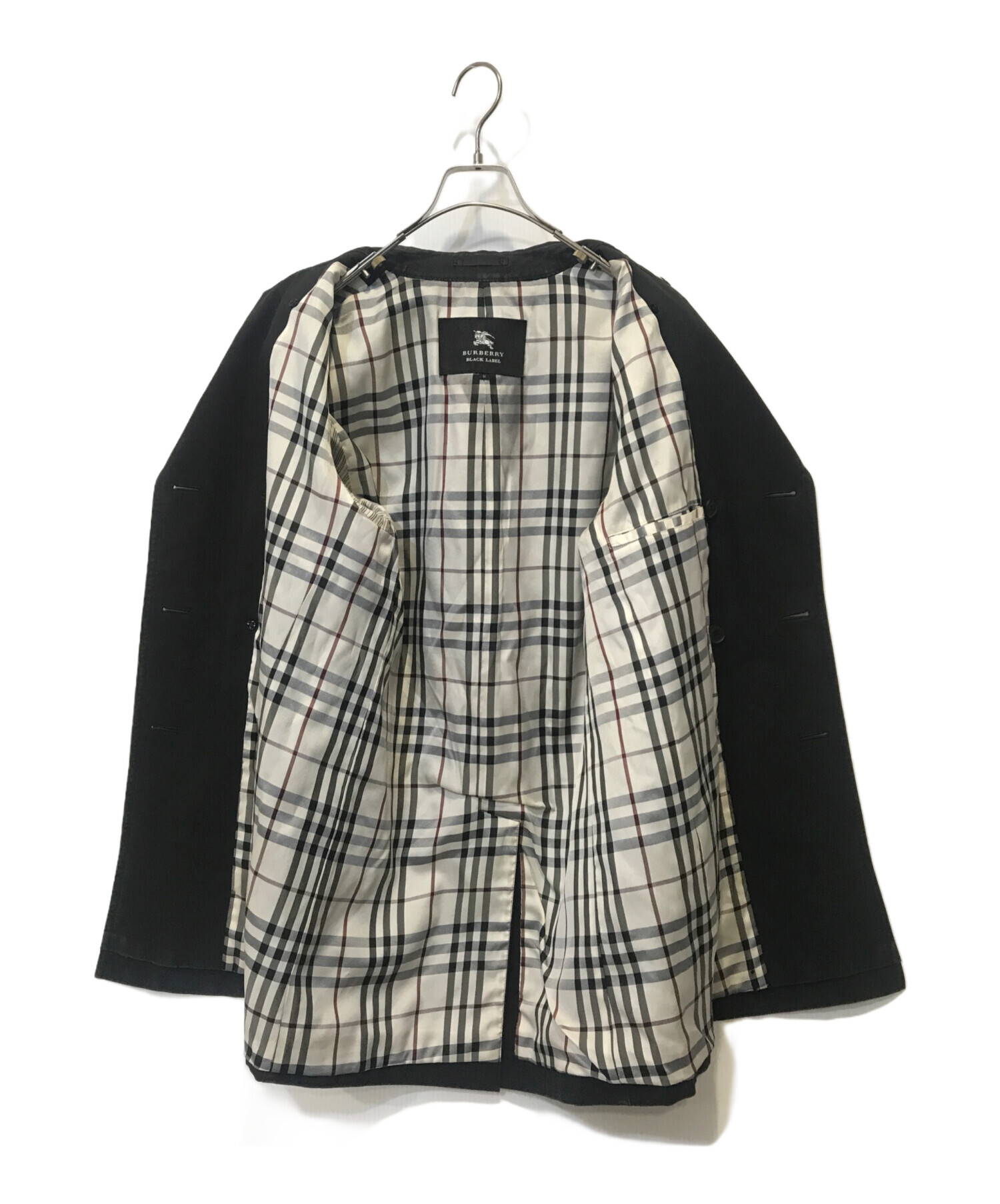 ✨美品✨BURBERRY BLACK LABELダブルブレスト トレンチコートM 中古・古着通販】BURBERRY BLACK LABEL (バーバリーブラック