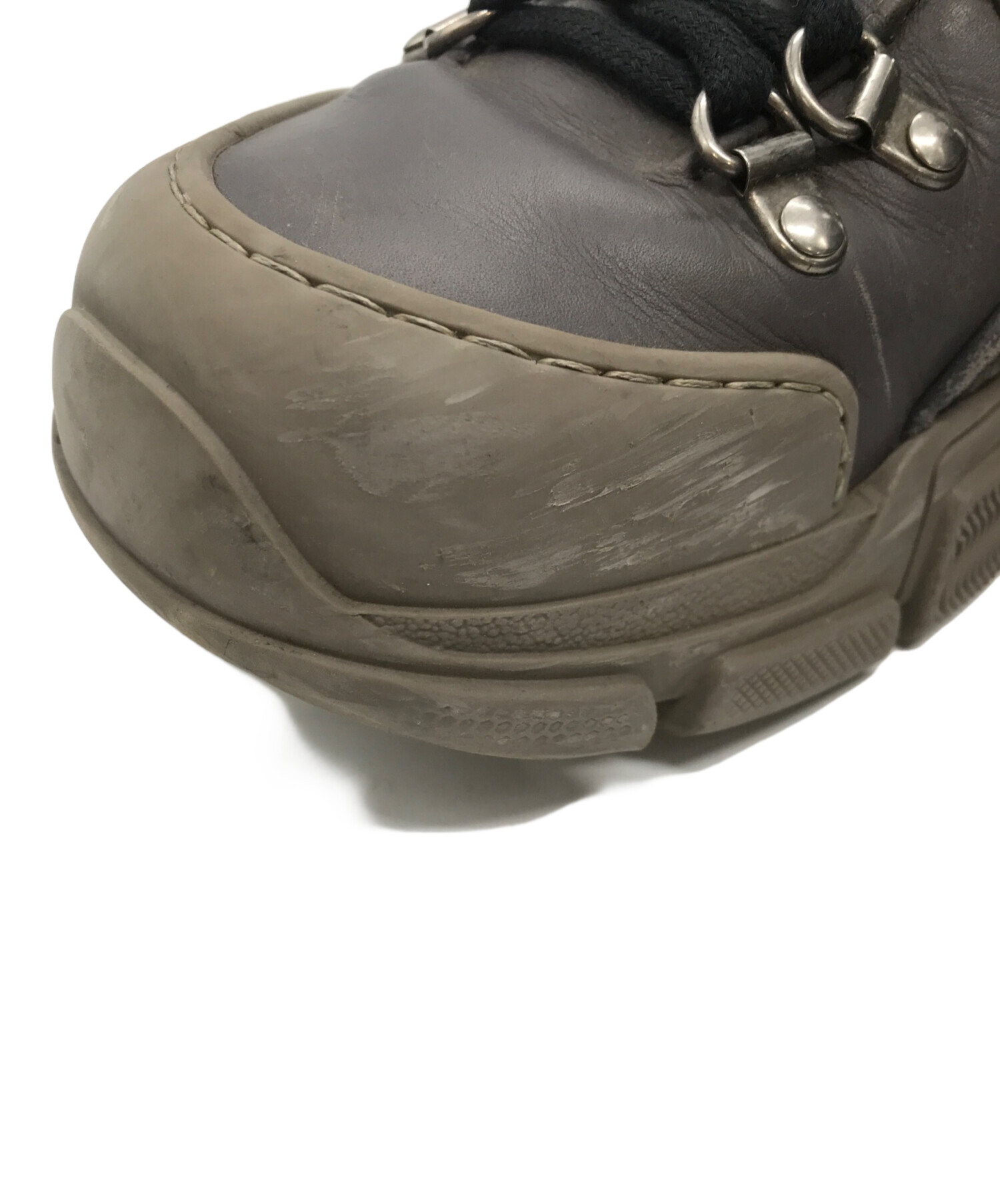 中古・古着通販】GUCCI (グッチ) フラッシュトレック グレー サイズ:8 