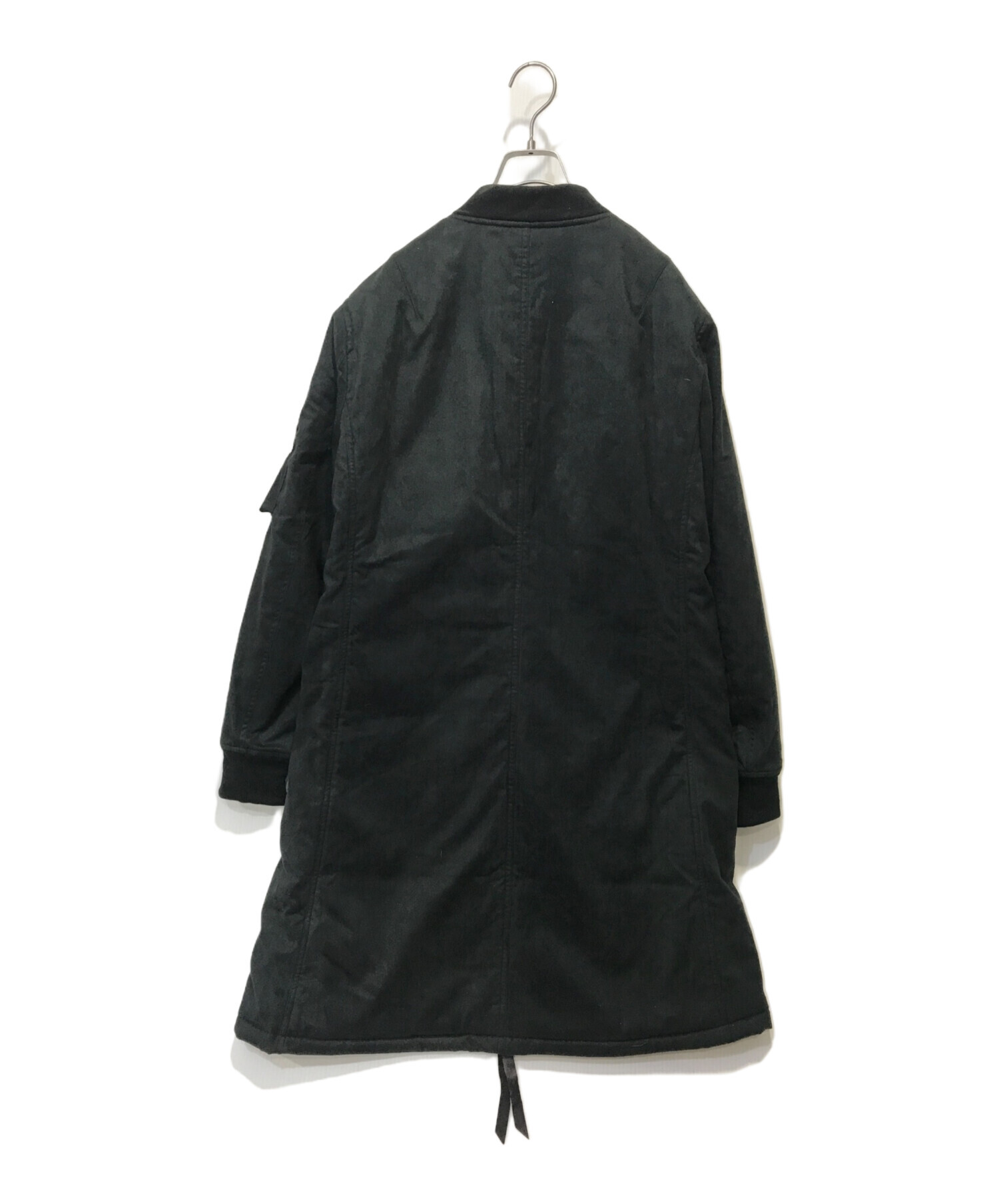 中古・古着通販】REV (レブ) MA-1 LONG COAT ブラック サイズ:M