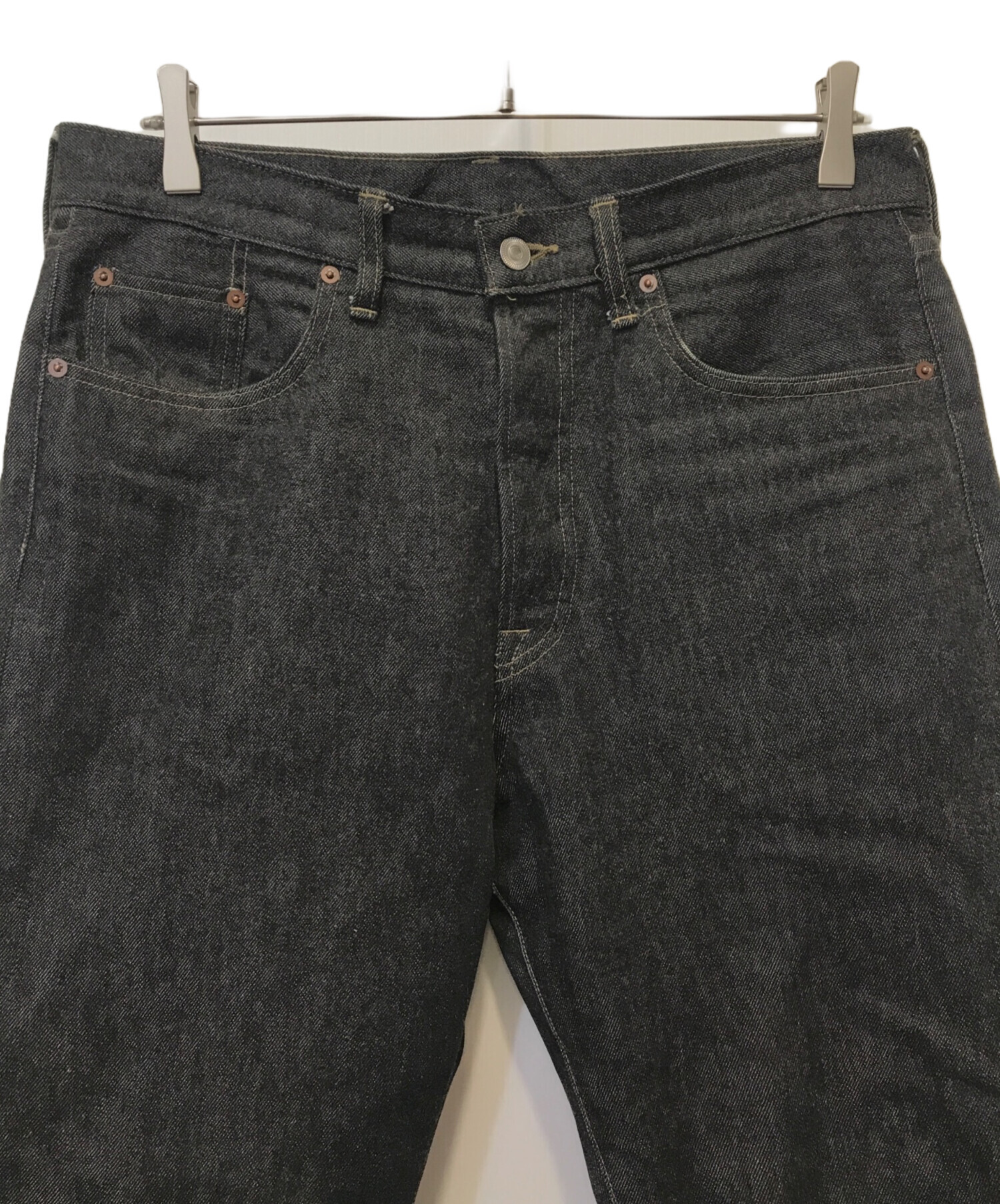 中古・古着通販】A.PRESSE (アプレッセ) Black Washed Denim Pants 