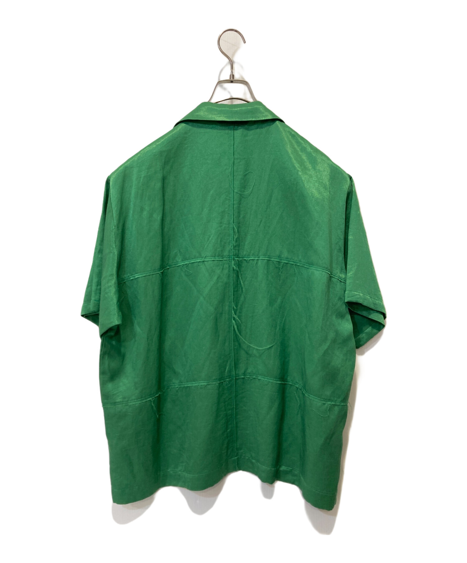 中古・古着通販】jieda (ジエダ) フロッキーパネルシャツ グリーン