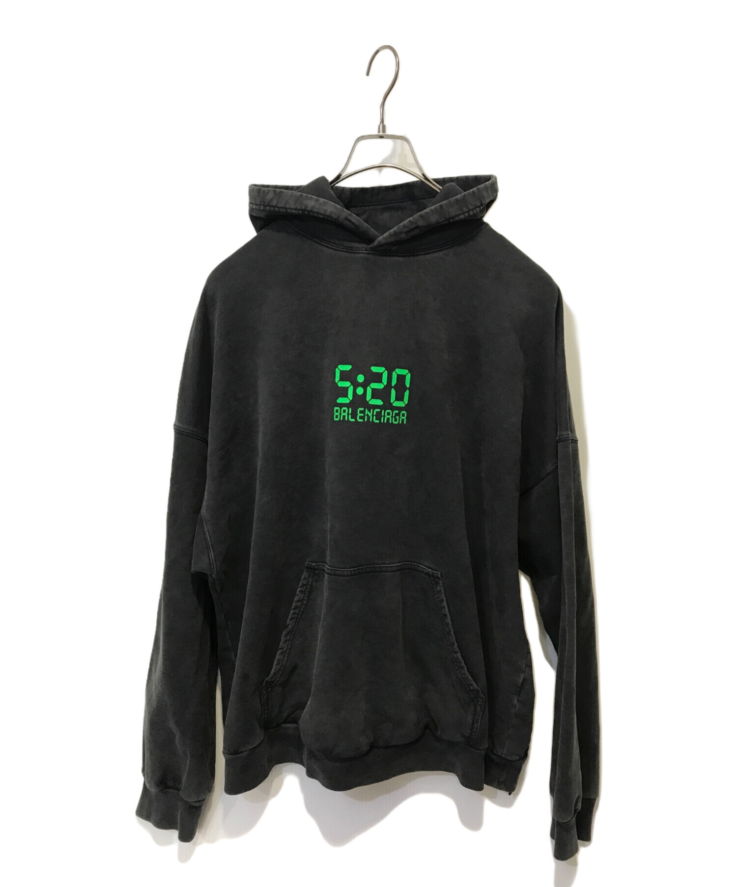新品タグ付き】Balenciaga バレンシアガロゴプリント パーカー