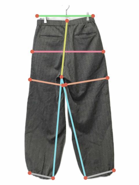 中古・古着通販】Graphpaper (グラフペーパー) ヘリンボーンワイド