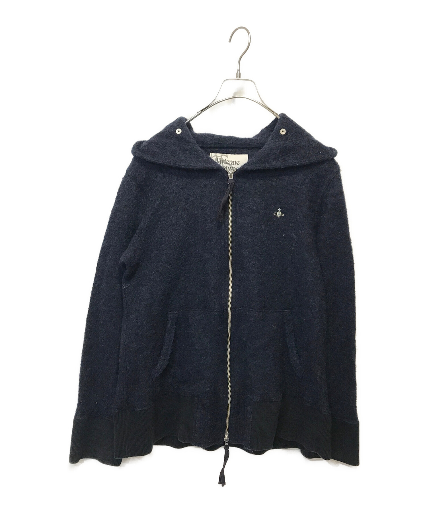 【古着】Vivienne Westwood MAN ロング丈パーカー サイズ46 中古・古着通販】Vivienne Westwood (ヴィヴィアンウエストウッド