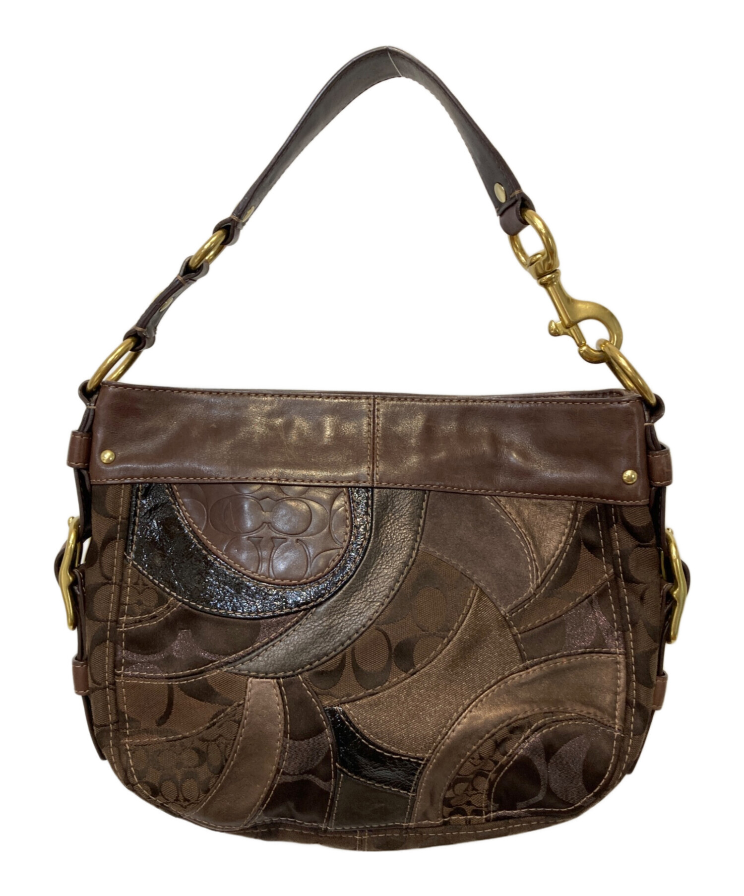 中古・古着通販】COACH (コーチ) パッチワークシグネチャーワン 