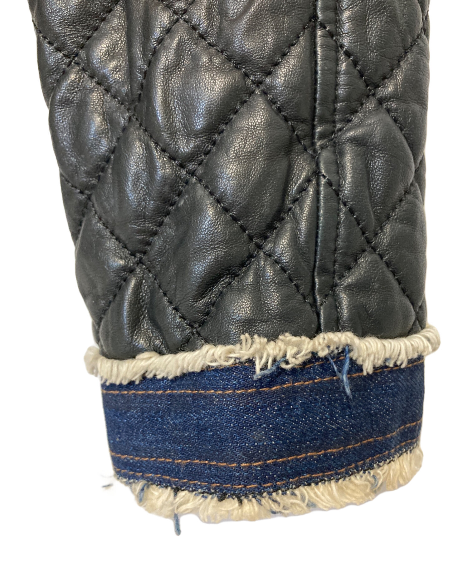 D&G キャメル レザージャケット 36（ブランド古着の通販・買取・販売 
