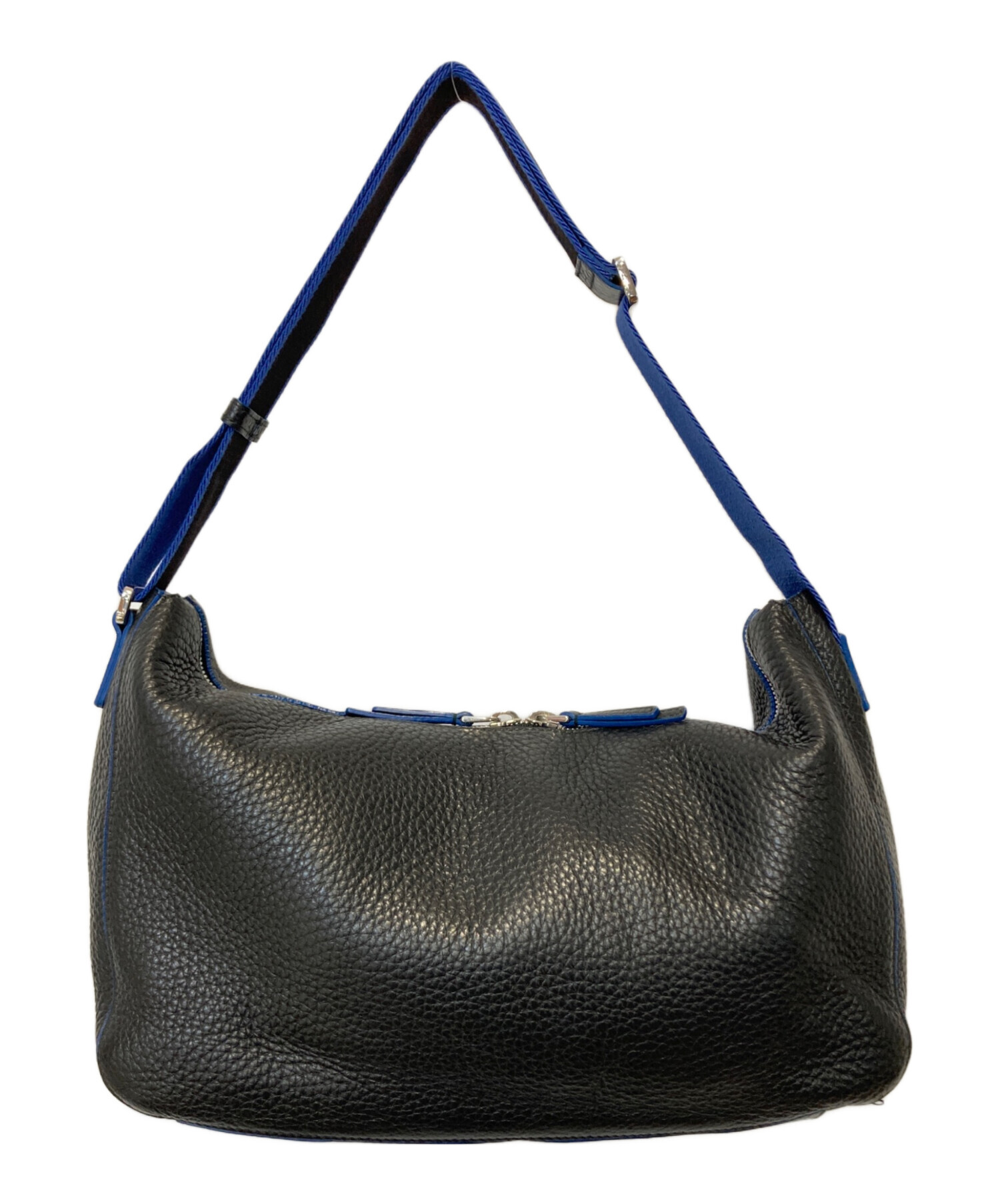 中古・古着通販】FURLA (フルラ) レザーショルダーバッグ ネイビー 