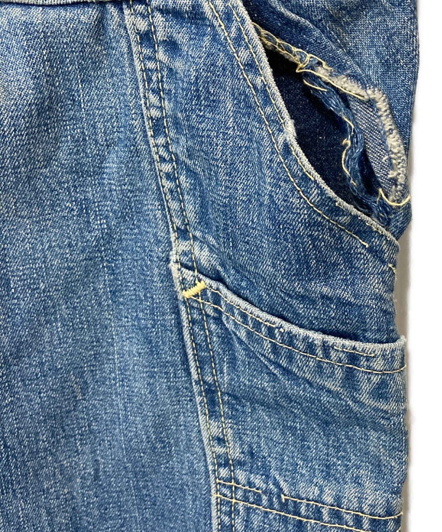 中古・古着通販】LEE (リー) ヴィンテージデニムパンツ ブルー サイズ