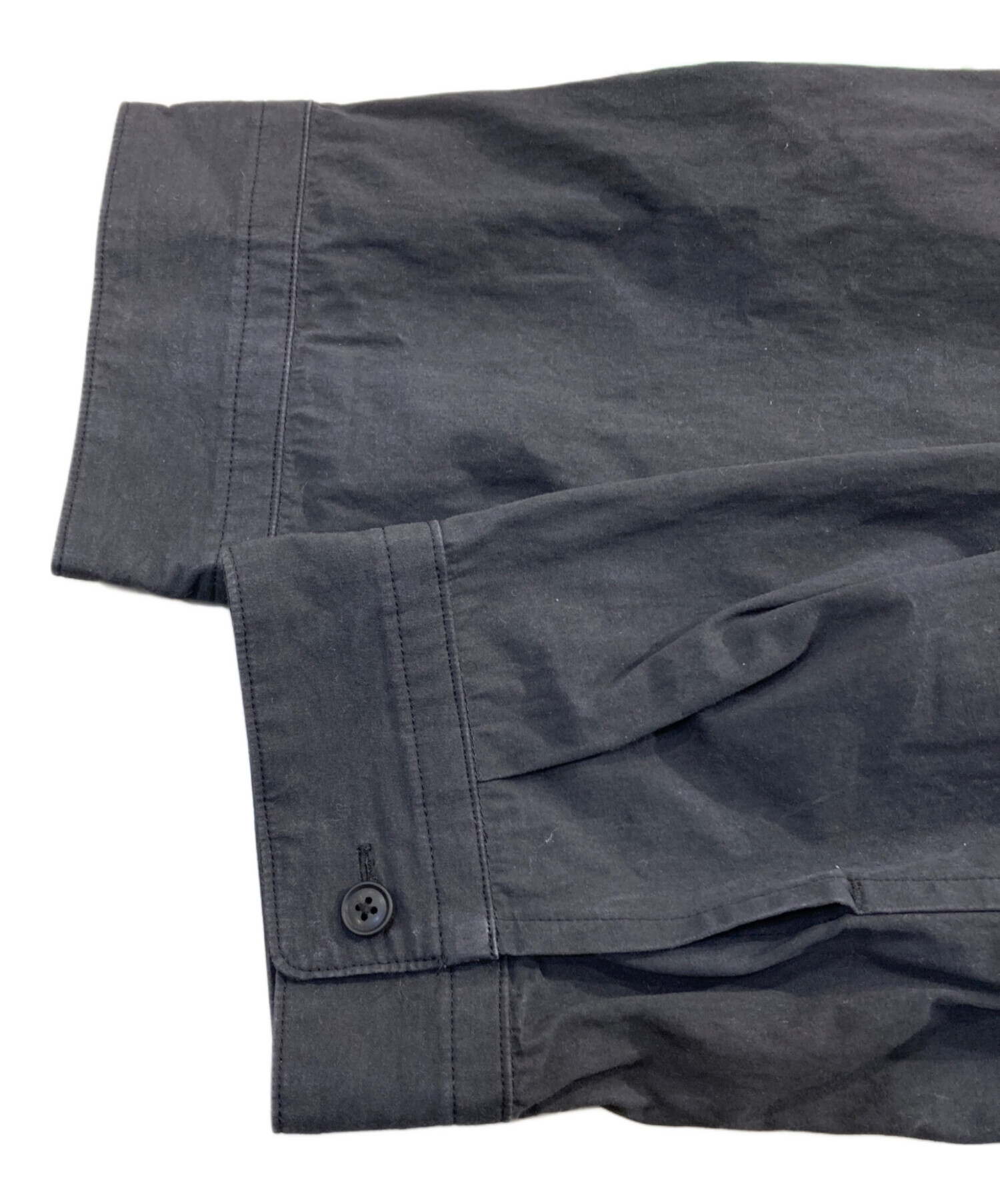 中古・古着通販】nonnotte (ノノット) OVERSIZED SHIRT ブラック